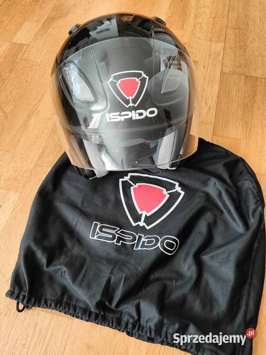 Kask otwarty Ispido Aviator czarny rozmiar S Rozmiar S Gliwice