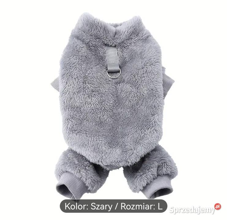 Szara bluzakombinezon małego pieska szczeniaczka Bełchatów sprzedam