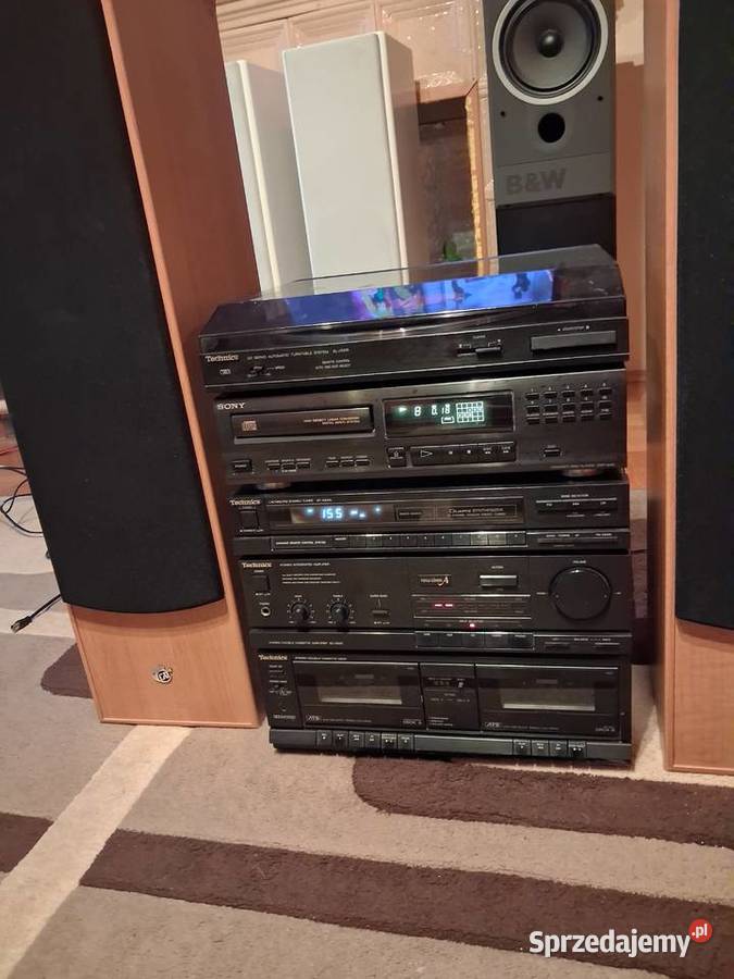 Midi wieza Technics Cd Sonygłośniki podkarpackie Mielec