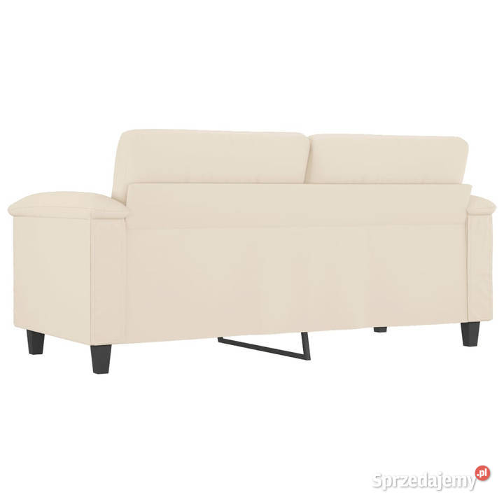 Sofa 2osobowa beżowy 140 tapicerowana mikrofibrą mazowieckie Warszawa