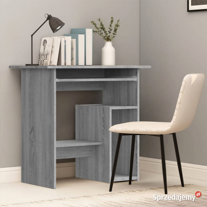 Biurko szary dąb sonoma 80x45x74 materiał mazowieckie Warszawa