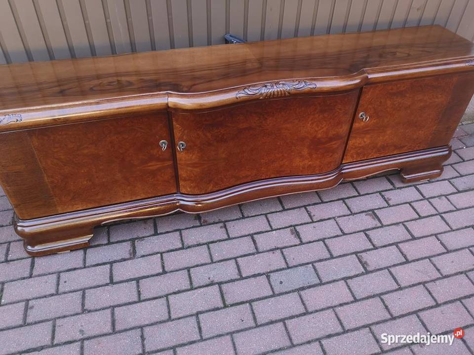 Komoda ARTDECO Orzech Niska RTV Unikat 203 Stara Swarzędz