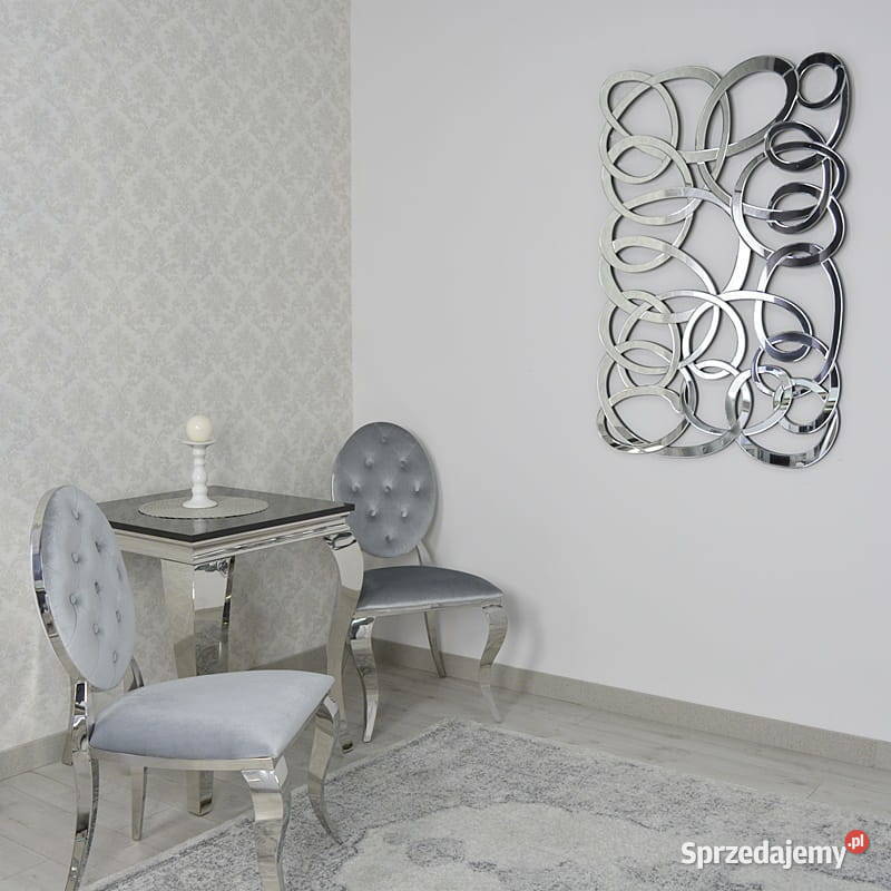 Nowczesne designerskie lustro do salonu inny kolor