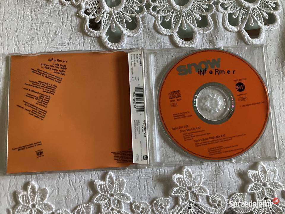 Płyta CD Single Snow Informer Klasyka Lata 90 śląskie Czerwionka-Leszczyny