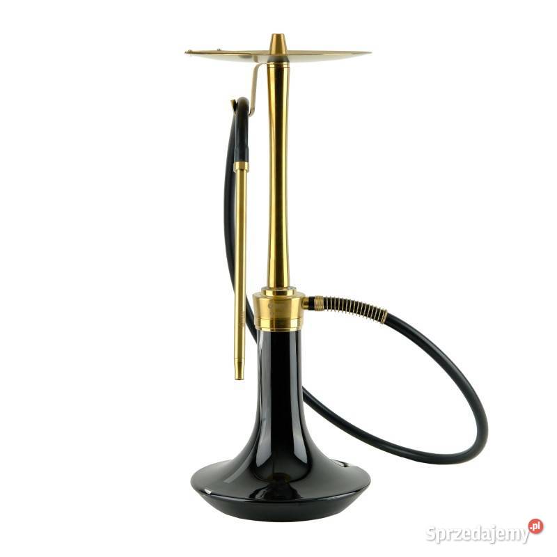 Oduman Cosmo Hookah Gold Body Black Glass Fajka Łódź