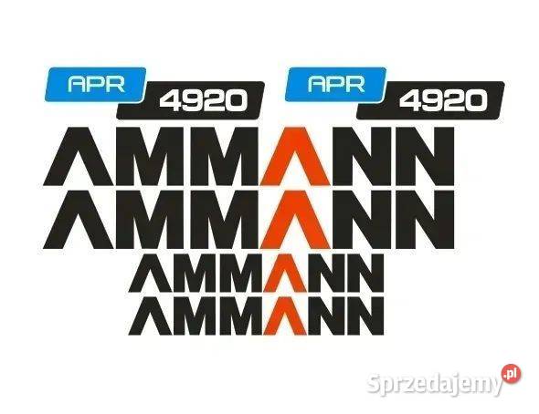 Naklejki oklejenie AMMANN APR 4920 Zamiennik Karoseria mazowieckie Janików
