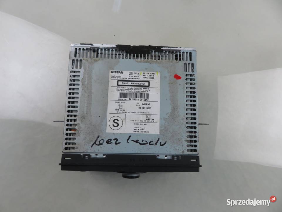 RADIO NISSAN QASHQAI I 28185JG45A
