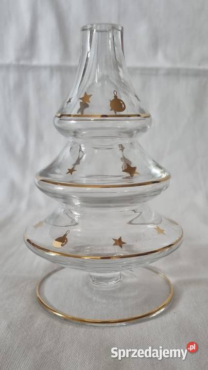 Szklana lampa olejowa choinka mazowieckie Warszawa