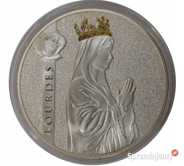 Medal Moneta  Sanktuaria Europy Srebro  LOURDES + CERTYFIKAT