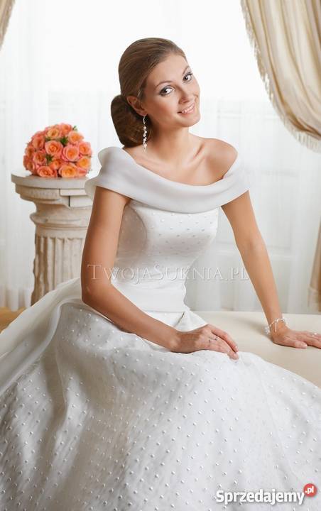 Suknia ślubna Margarett DIAMANTE kropki Wrocław