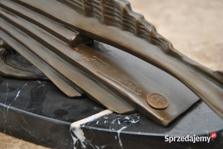 Figura z Brązu Styl Prezent The Aviator Rzeźba Kraków