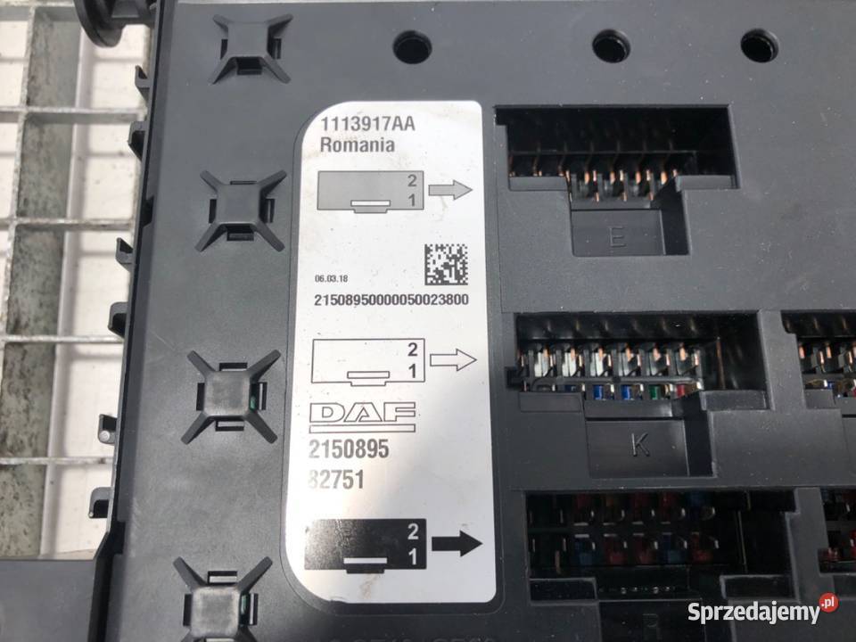 SKRZYNKA BEZPIECZNIKÓW DAF CF 2150895 Inny 108 sprzedam