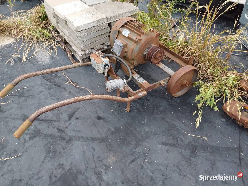 Silnik elektryczny 7kw z wozkiem łódzkie Piotrków Trybunalski sprzedam