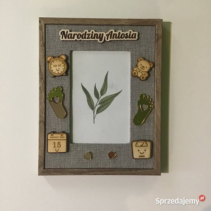 PamiątkaMetryczka narodzin dziecka Pozostałe Ostrowiec Świętokrzyski