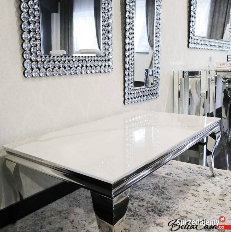 Zestaw mebli glamour Ludwik stół ława stolik Stoły, krzesła, biurka mazowieckie