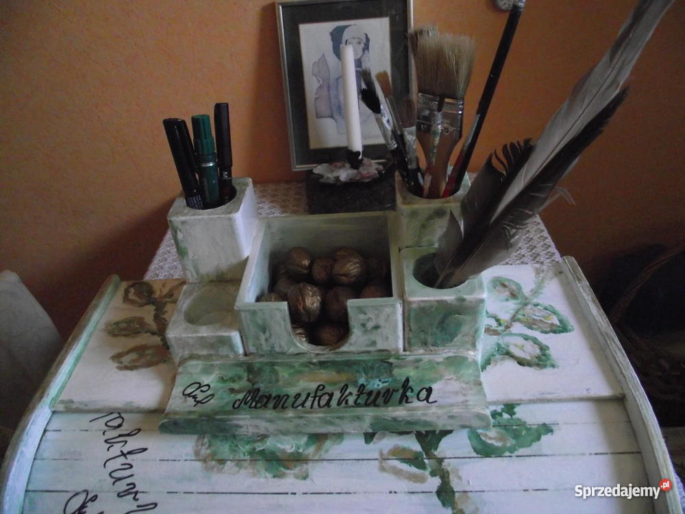 GABINETOWY NA BIURKO STAREGO DREWNA wielkopolskie Piła