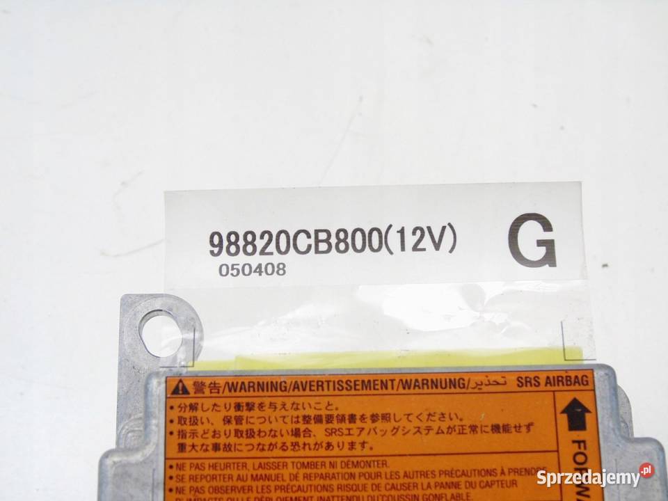 MODUŁ SENSOR AIRBAG NISSAN MURANO I Z50 35 4X4 Pozostałe