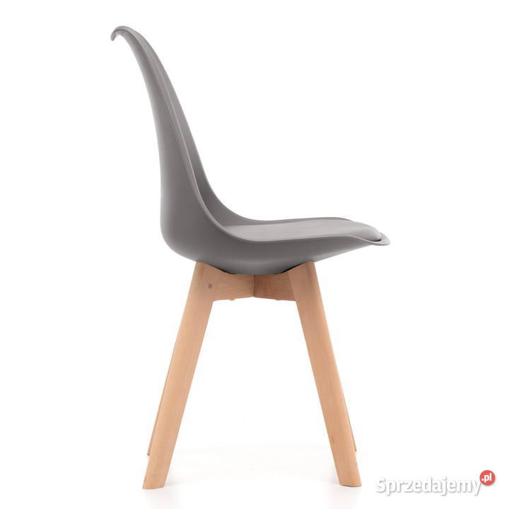 Szare Krzesło Dublin Z Poduszką Wysyłka 24H Meble sprzedam