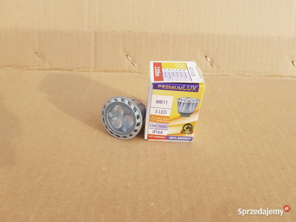 Żarówka LED MR11 35mm 33W 12V DC 2700K zamiennik Warszawa