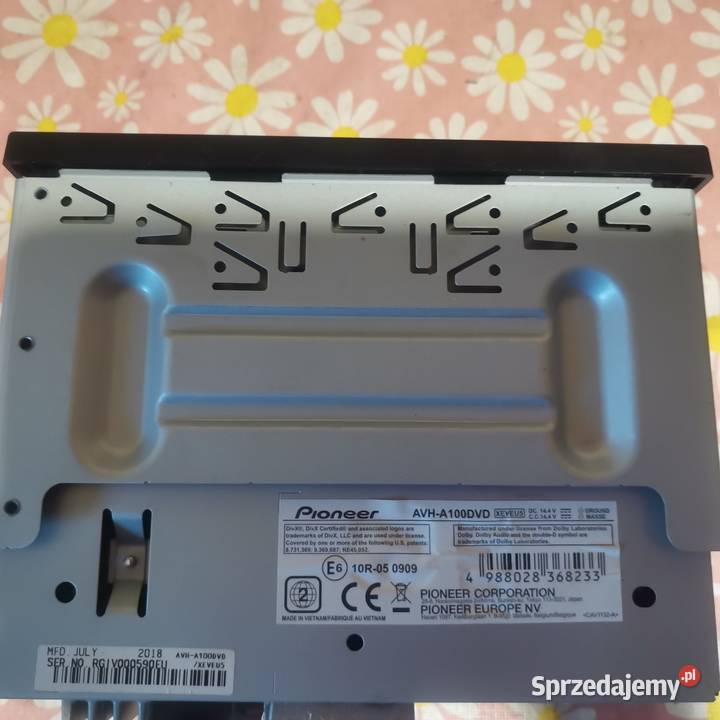 RADIO DO AUTA Z DVD PIONEER AVHA100DVD MP3 USB CB radia