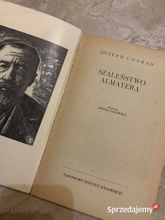 Szaleństwo Almayera Joseph Conrad książka z 1956 Antykwariat Jasło sprzedam