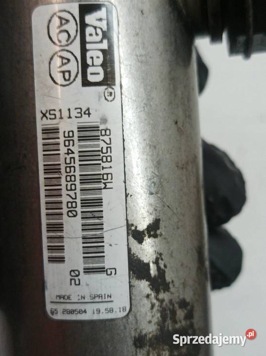 CHŁODNICA SPALIN 9645689780 20 HDI Peugeot 407 I Motoryzacja