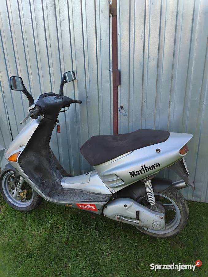 Skuter Aprilia LC 50 srebrny Rok produkcji 1996 Aprilia Aprilia podkarpackie