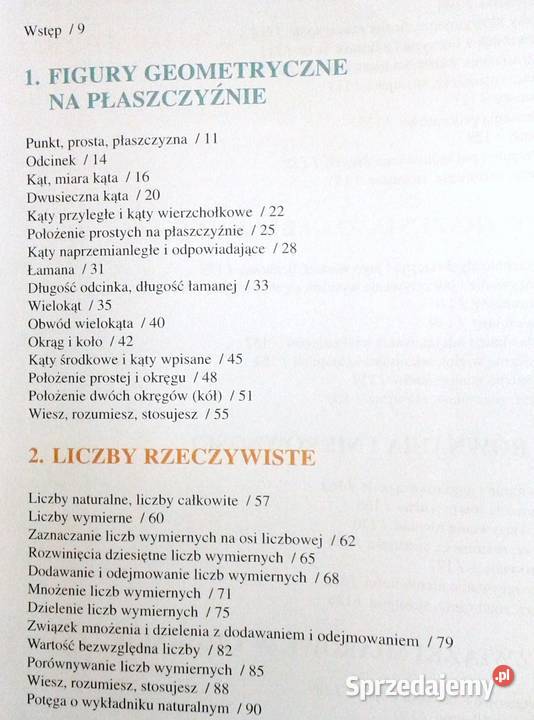 Matematyka 1 Krok kroku Podręcznik J Chełm sprzedam