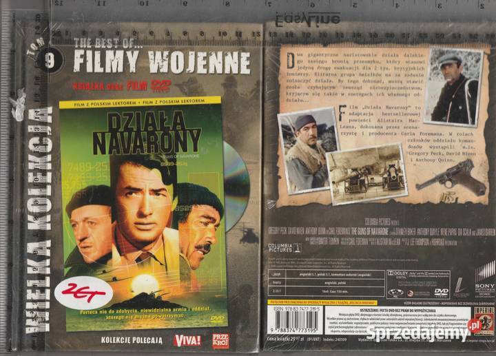 Działa Nawarony Gregory Peck David Niven DVD mazowieckie Pruszków