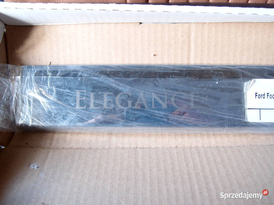 Komplet nakładki progowe Ford Focus mk1 metalowe Łódź sprzedam