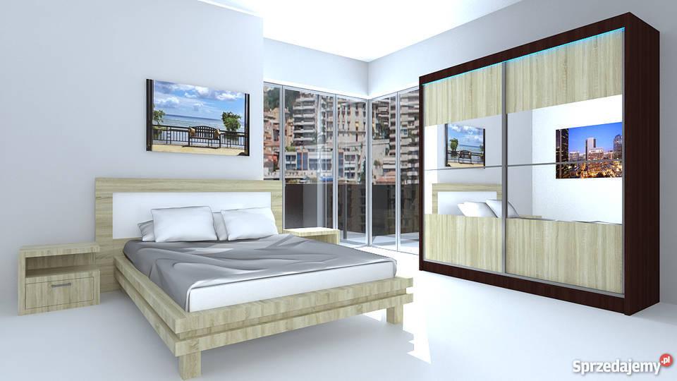 Nowoczesne Pojemne Szafy Przesuwne Super 61cm Meble Wrocław