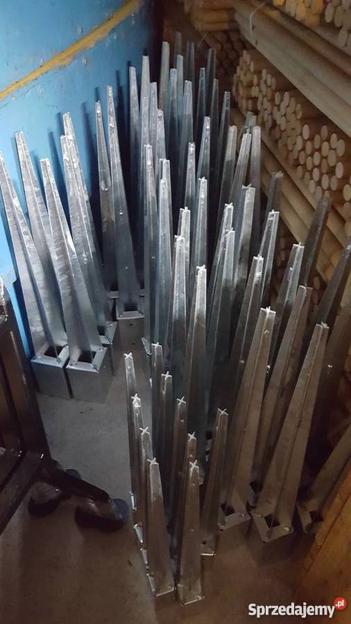 Podstawa słupa 45x45x550 mm KOTWA WBIJANA Materiały budowlane