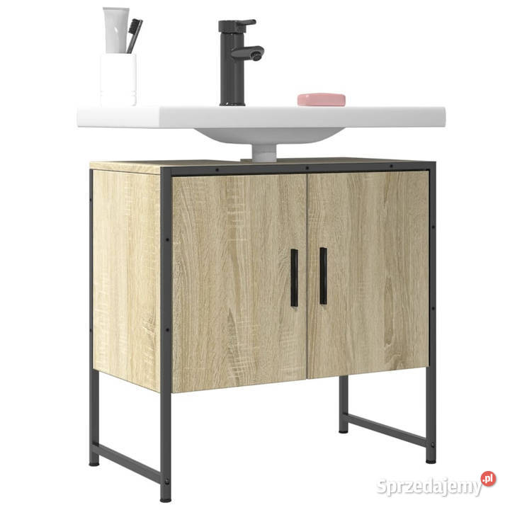 Szafka pod umywalkę dąb sonoma 60x33x60 WM842457 Warszawa