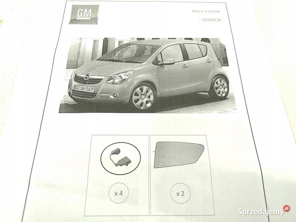 OSŁONY PRZECIWSŁONECZNE OPEL AGILA B 0814 ORI