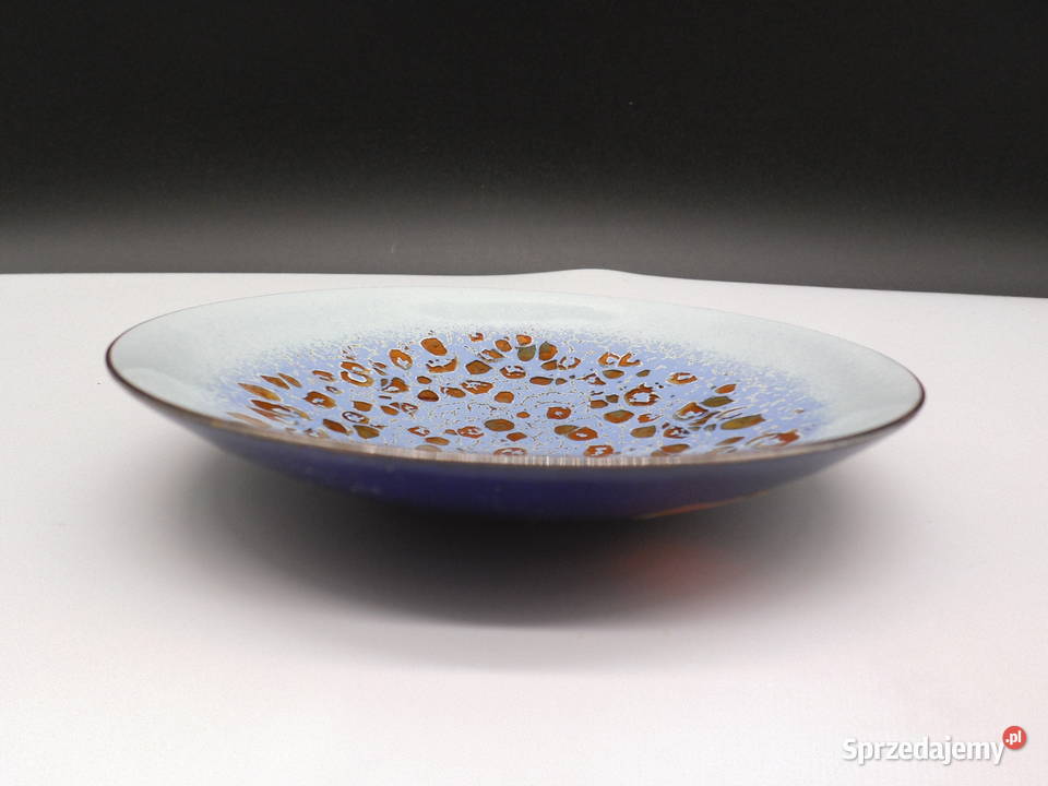 Emaliowana Miseczka Miedziana EXPERTIC DDR Porcelana i szkło Porcelana i szkło Raszków