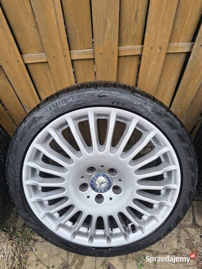 Felgi Mercedes Multispoke 18 plus opony Uniroyal