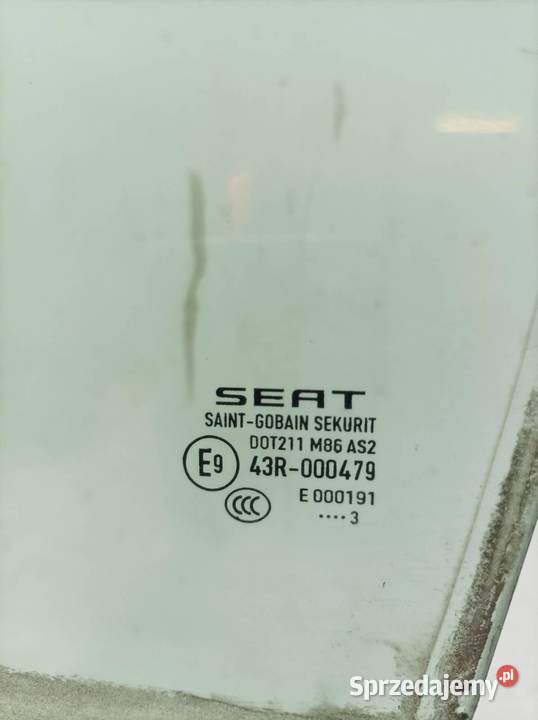 SZYBA DRZWI LEWY PRZÓD 13 KOMBI Seat Ibiza IV Boczne (drzwi)
