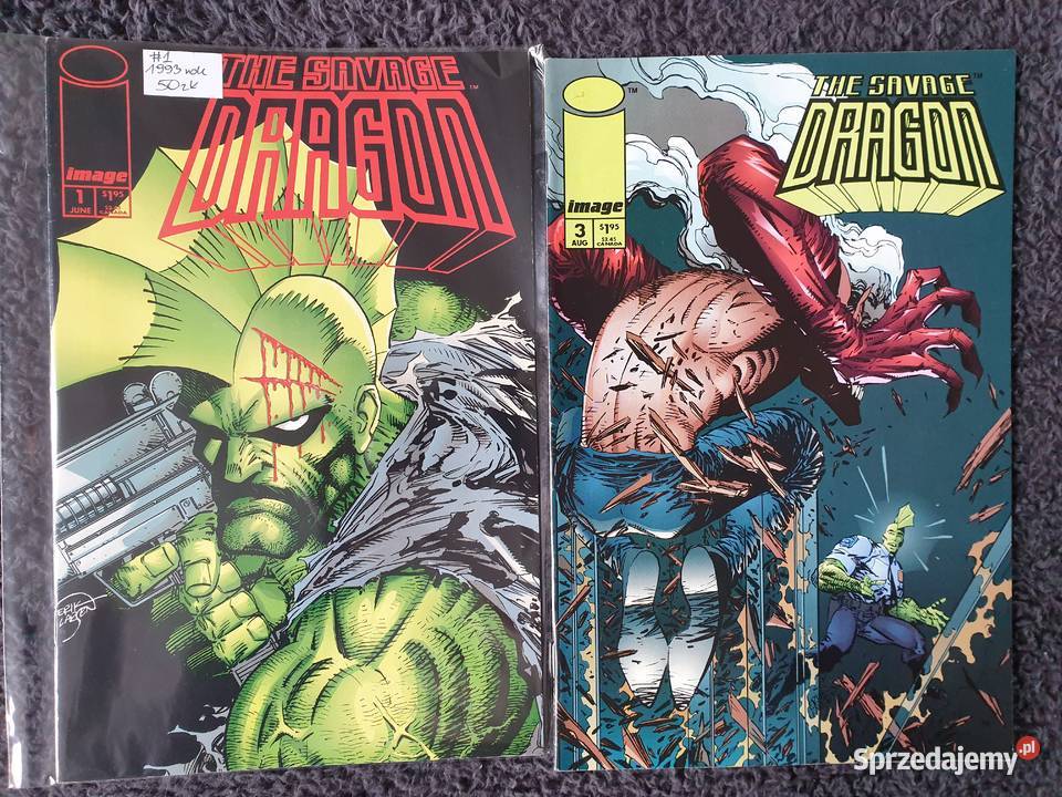 The Savage Dragon zestaw 14 komiksów Image USA Książki i Podręczniki Gdynia sprzedam