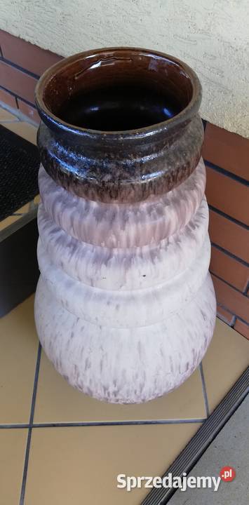 Dzban ceramiczny wazon flakon ceramika mazowieckie Garwolin