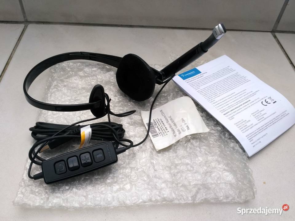 nowe słuchawki z mikrofonem Plantronics wielkopolskie Poznań