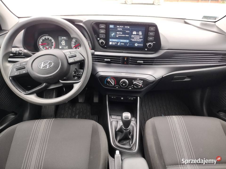 Hyundai i20 12 benzyna 2021r Salon Polska FakVAT czujnik zmierzchu Rzeszów sprzedam