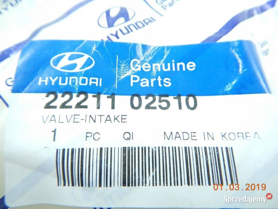 ZAWÓR SSĄCY HYUNDAI ATOS GETZ NOWY Z ASO osobowe Części samochodowe lubelskie