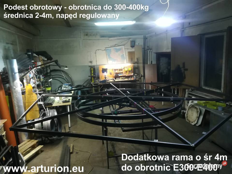 Podest obrotowy Ekspozytor Obrotnica Napęd Warszawa