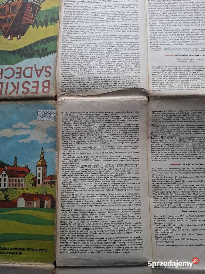 Beskid Sądecki 1 75 000 mapa turystyczna Kraków