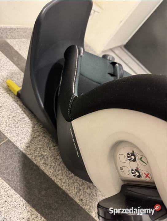 Fotelik obrotowy Peg Perego czarny mazowieckie Warszawa