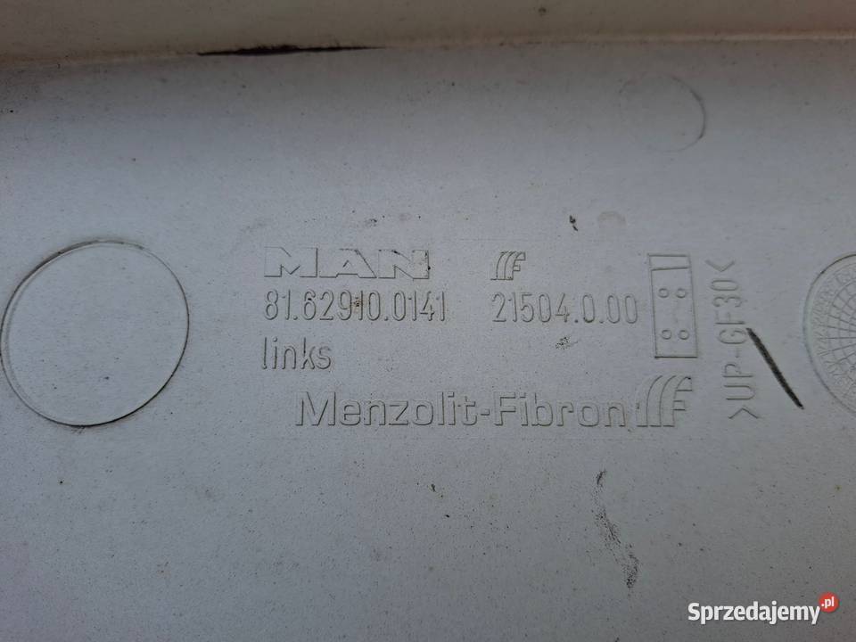MAN TGA TGX SPOILER KABINOWY LEWY GÓRNY ORYGINAŁ Bieleń sprzedam