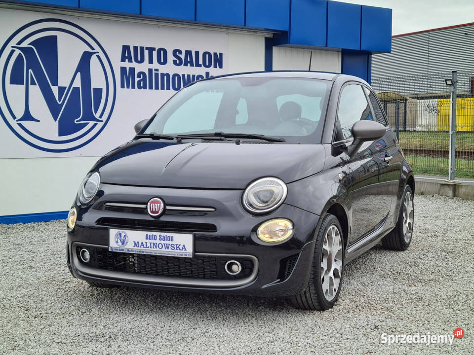 Fiat 500 Automat Klimatronik Półskóry Tempomat bluetooth wielkopolskie Wągrowiec