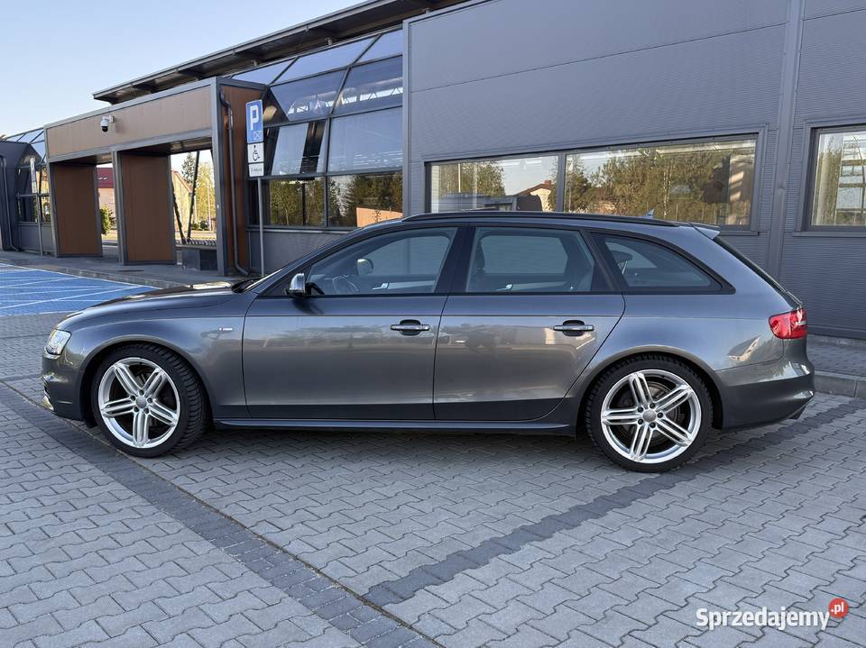 Audi A4 B8 18 SLine Daytona Grey BO immobilizer mazowieckie