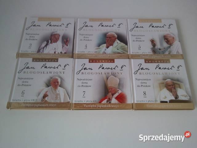Kolekcja płyt CD Jan Paweł 2 Pielgrzymki do Lublin