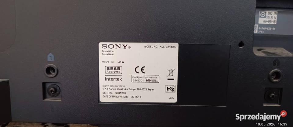 Telewizor Sony Bravia z serii R40C 1 LG Zarszyn sprzedam
